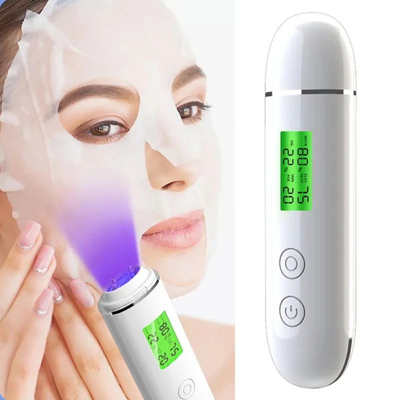 facial oil tester hydration detector machine home use face scanner digital skin tone moisture analyzer