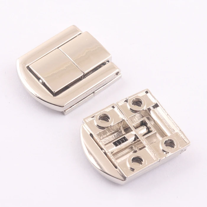 wholesale wooden jewelry box U shape latch lock for leather suitcase