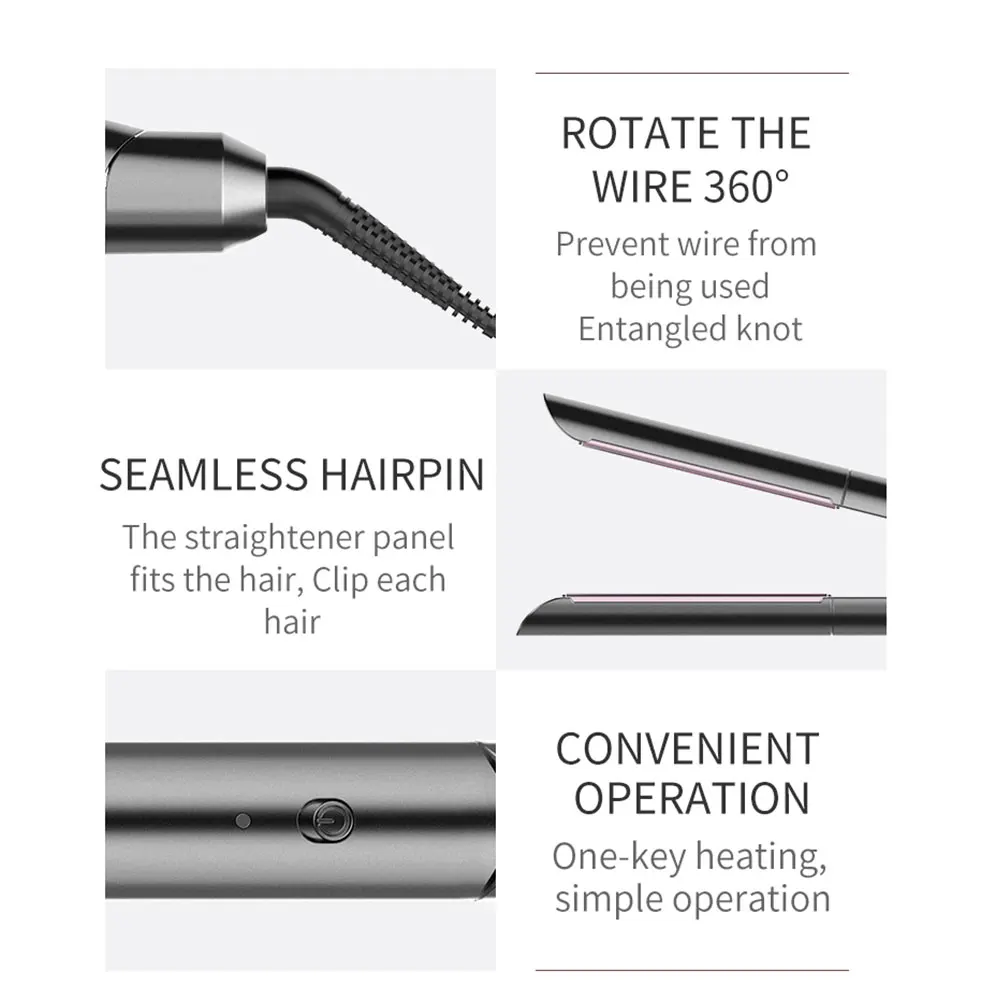 Красивые товары, плоский утюжок, нанотитановый выпрямитель для волос, Плойка для завивки волос, выпрямитель для волос для домашнего использования