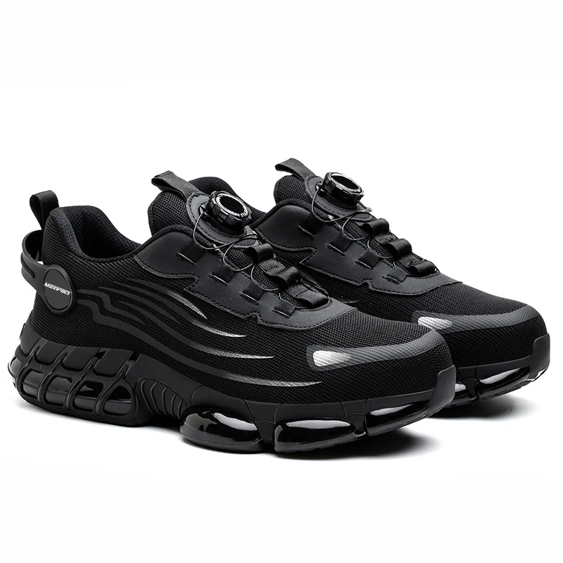 MaxiPact Unisex Work Boots Outdoor Sports 2.8mm Anti-Stab Midsole ES Steel Toe Flywoven Rubber Outsole Summer Winter