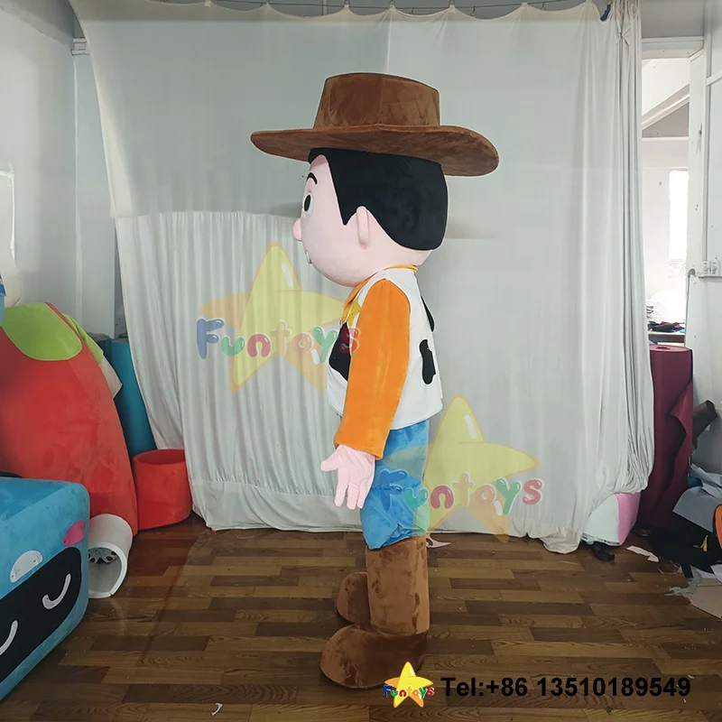 Funtoys Custom Cowgirl Jessica Cowboy Woody Cartoon Mascot Costume Cosplay Doll Mascotte Toy Story Halloween Christmas for Adult