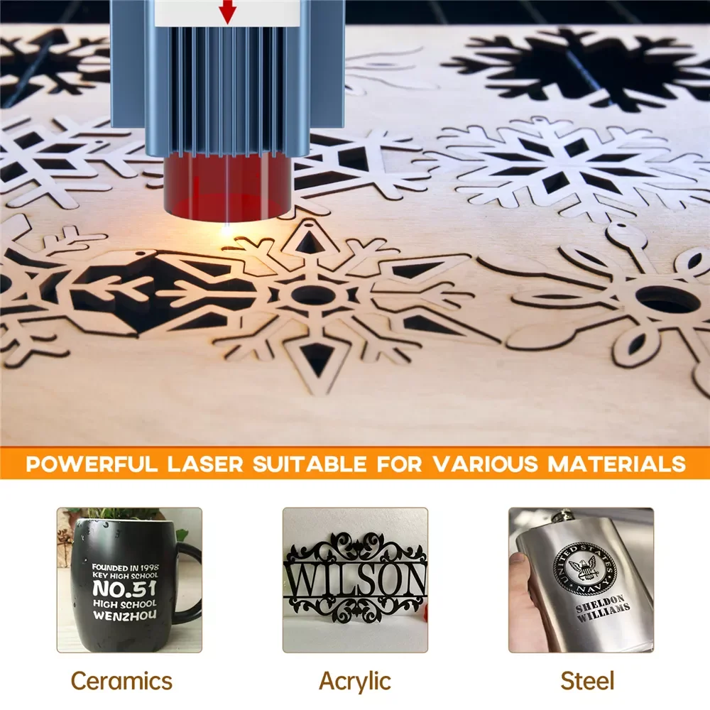 SCULPFUN S9 90W high quality laser engraver cutter DIY Professional desktop laser engraving machine for wood