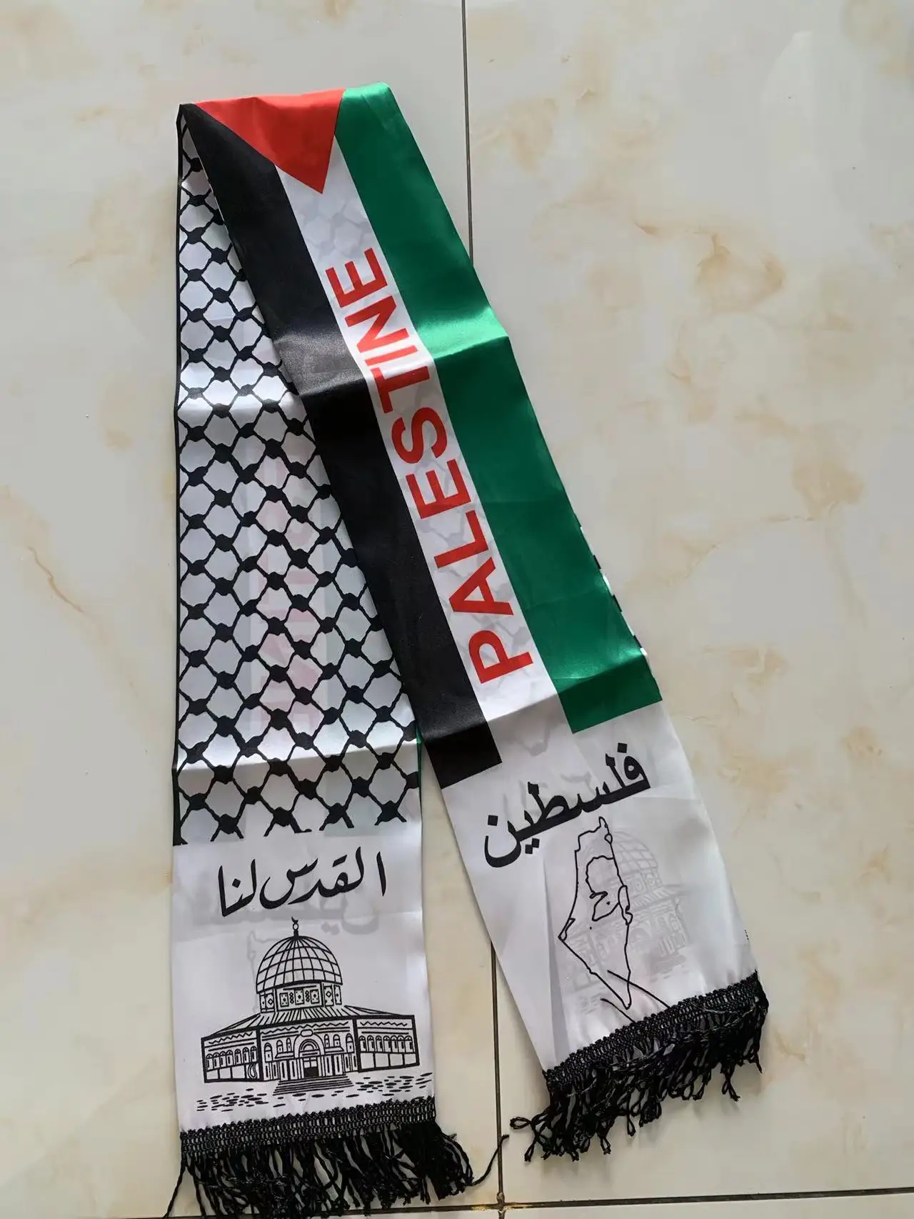 Лидер продаж шарф-платок с национальным флагом Палестины шаль