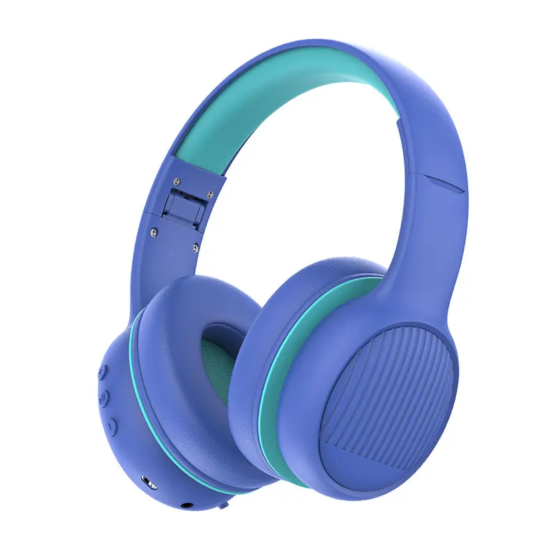 Noise Cancelling Over Ear Safe Headphone Auriculares Sem Fio Children Kids Girls Headband Wireless Headset for Kid Music