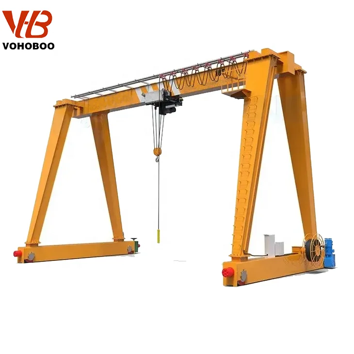 Hot Sale Single Double Gantry Crane Marble Lifting Crane 5 Ton 20 Ton Outdoor Provided 3 Phase 380V 50hz or Be Customized 200