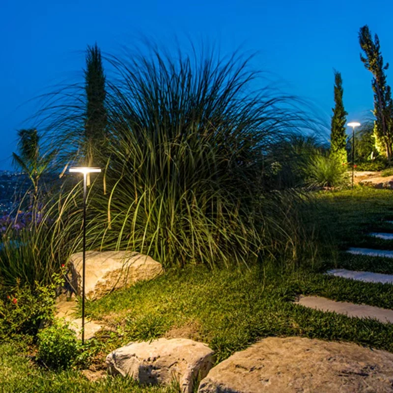 Lumind Outdoor garden lights waterproof high pole lamp garden lawn lights outdoor landscape park lighting plug-in luminaire