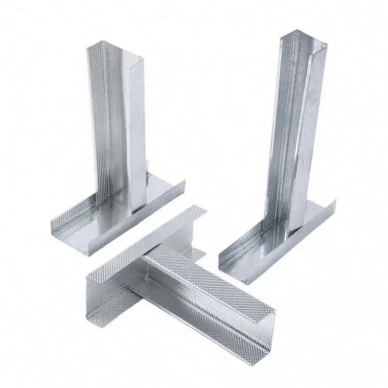 Decorative Drywall Stud Furring Channel Main Channel Studs Tracks Metal Wall Angle steel channels
