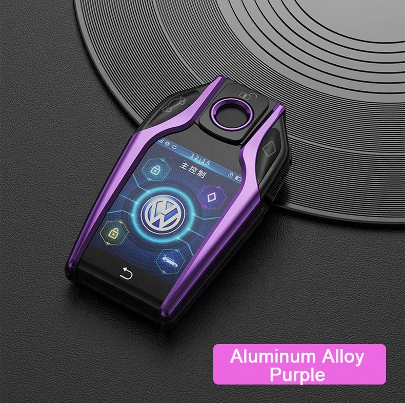 drop shipping remote led LCD control mobile app control pre heat pre warm up remote control open trunk Smart Lcd car key