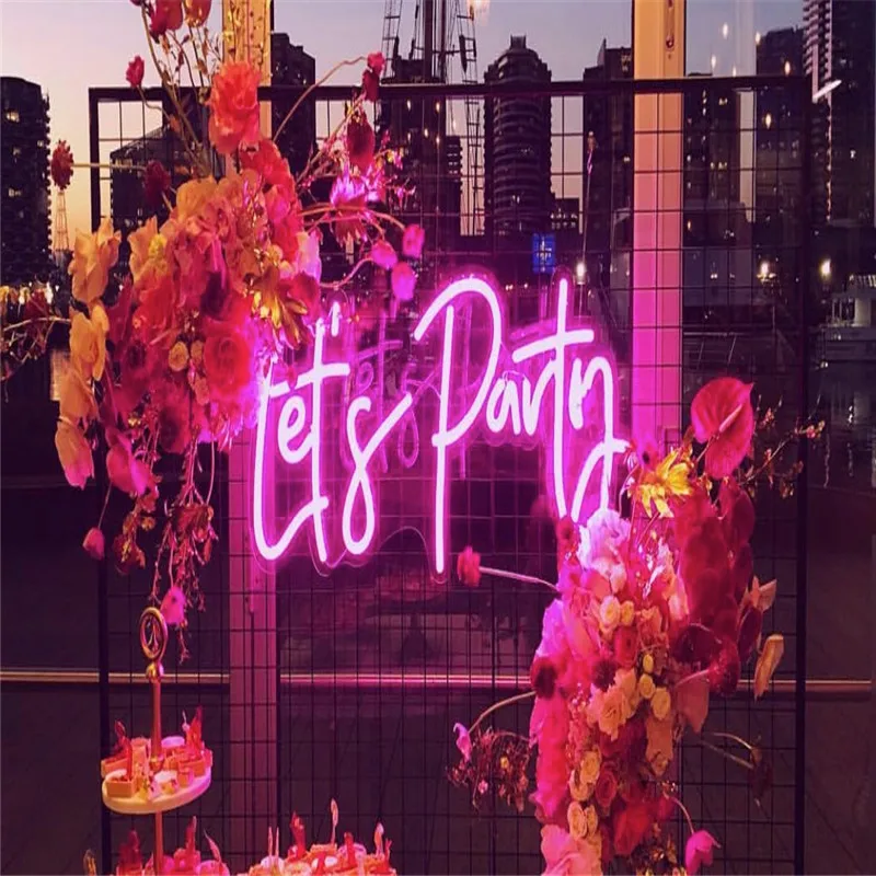 Fast Delivery NO MOQ Dropshipping Decor Birthday Party Home Wedding Custom Neon Sign