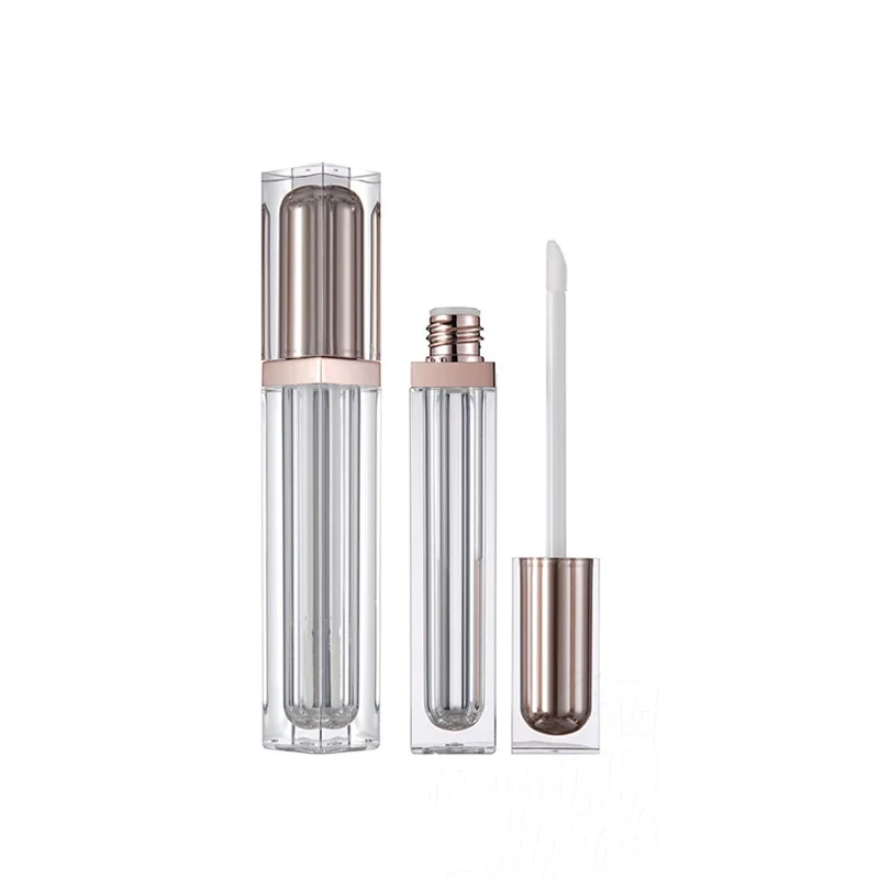 Spot lip glaze tube packing material acrylic square DIY  plastic tubes packing material transparent lip gloss tube