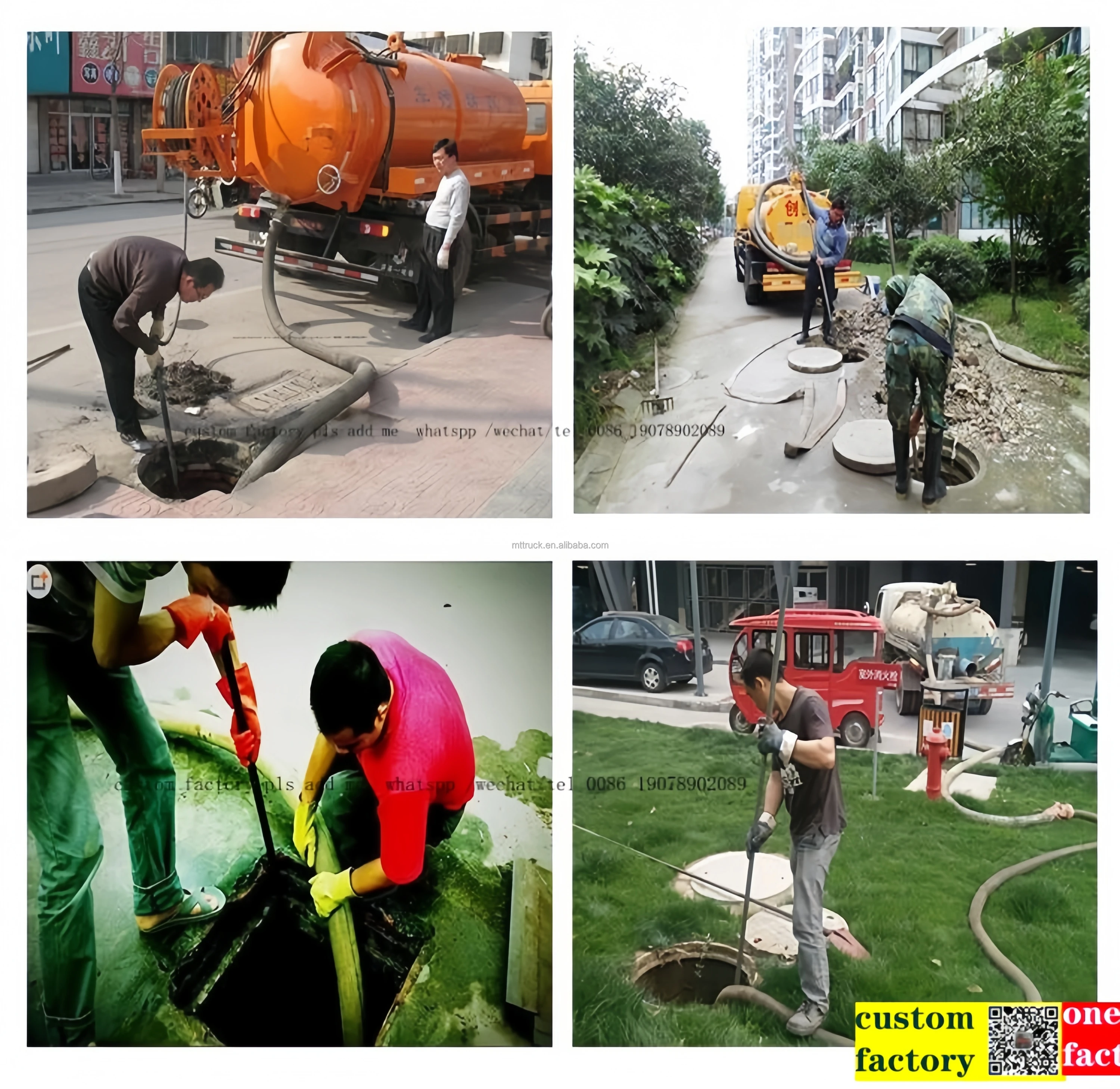 4x2 Dongfeng SINOTRUK 15CM3 Manual Diesel Vacuum Pump Sanitation Vehicles Clean Sludge New Energy Fecal Suction Truck