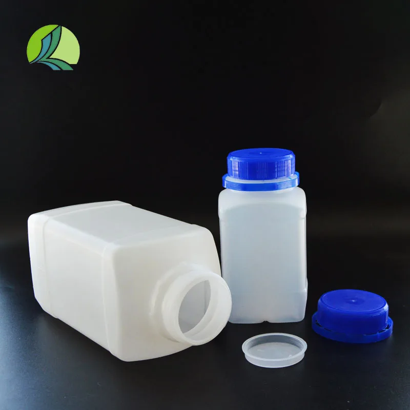 Direct selling 500ml 1500ml reagent bottle wide mouth square laboratory chemical laboratory liquid bottle pharmaceutical reagent