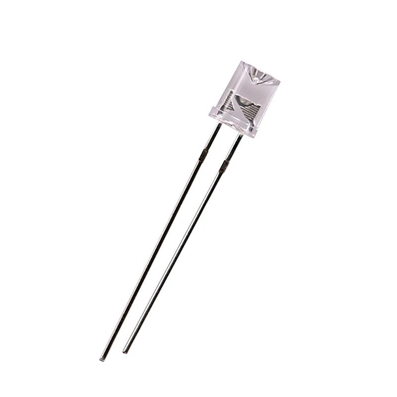 Hinchytek 5mm red through hole lamp led customize foot length and lens single color light emitting diode led