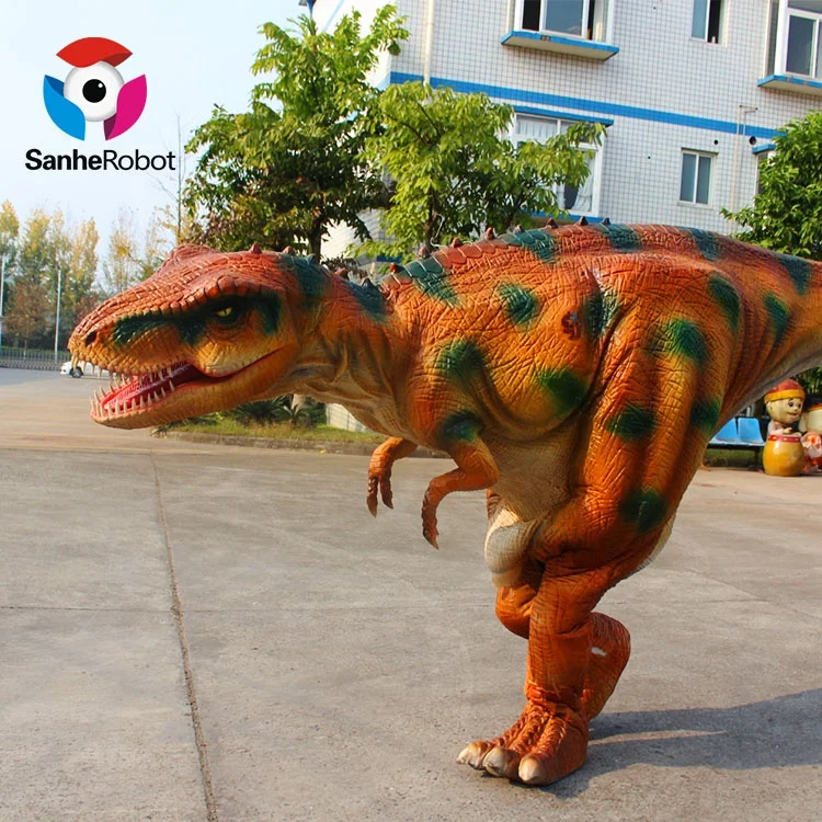 Custom T-Rex Animatronic Walking Dinosaur Costume Silicon Rubber for Kids & Adults for Indoor Cosplay & Amusement Parks
