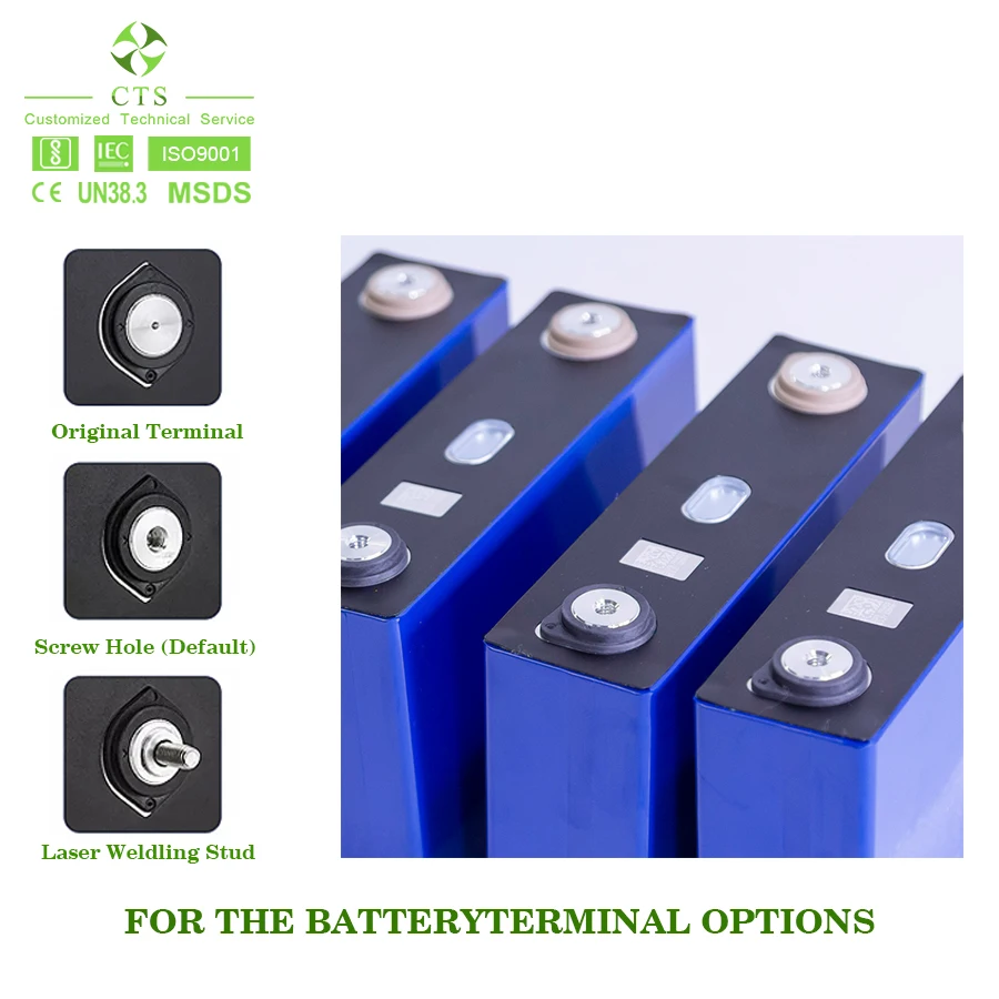 CTS lifepo battery cell 380ah prismatic lifepo battery cell 3.2v 125ah lifepo battery cells