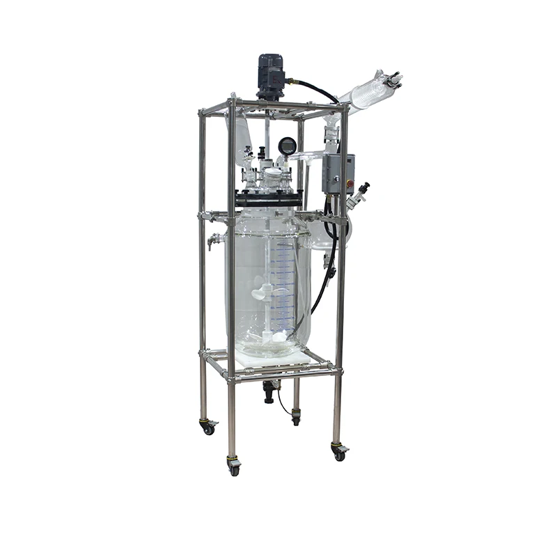 Precision Equipment 150L Lab Glass Thoroughly Draining Oilless Anti-explosion Reactor