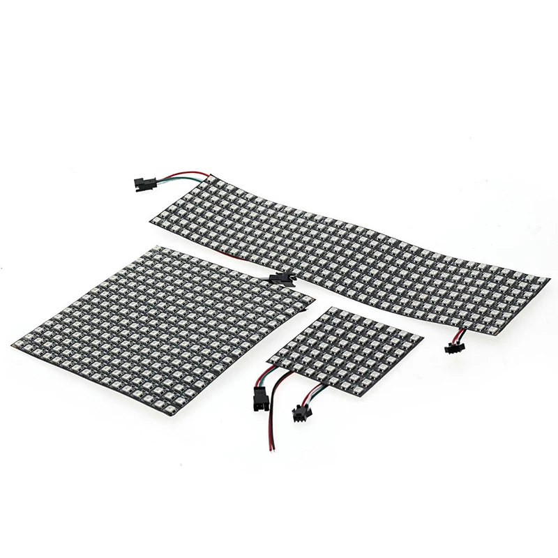 LED Module DC5V Pixel WS2812B LED Full Color Panel Digital Flexible Individually addressable Flex RGB Lights Display Board