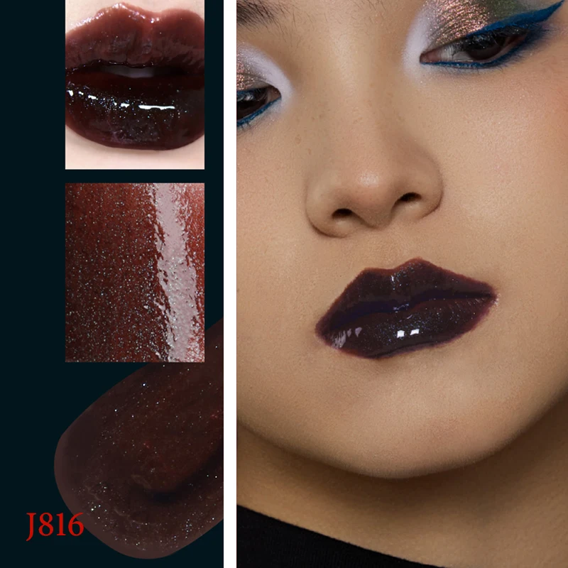 Private Label Girlcult Pink Green Purple Rose Color Moisturizing Light Thin Lip Glaze High Pigment Glossy Lip Gloss