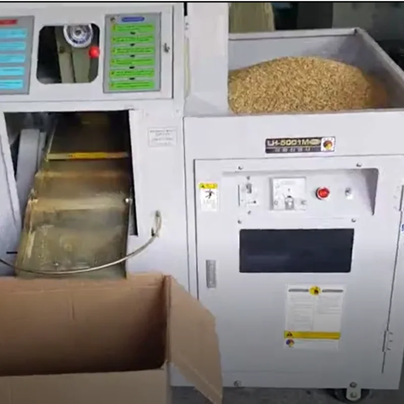 LH-5001M Gold rice hulling machine, 265kg/h rice cleaning destoner, impeller type air cooling rice mill machinery for sale