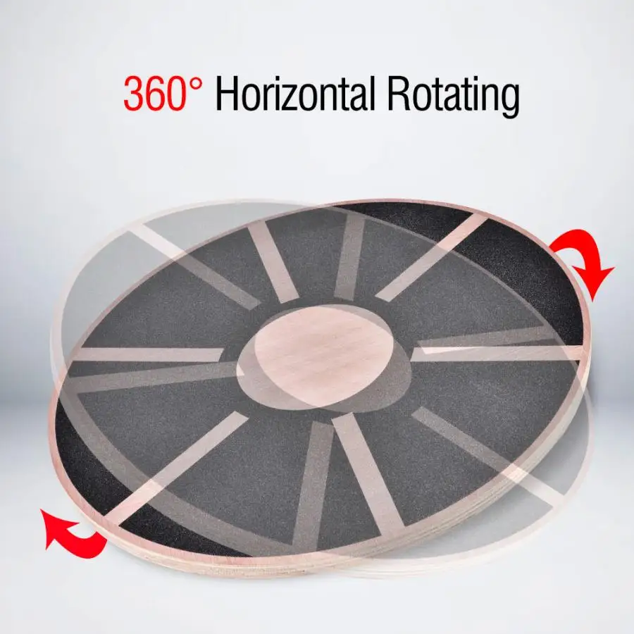 Multi function standing round balance wobble board for yoga fitness balance training