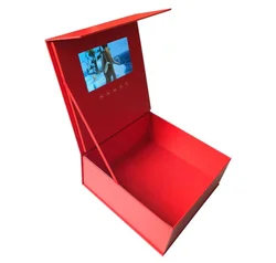Upload Your Video Auto-Play Flower Box Set With 7 inch Lcd Screen Packaging Box