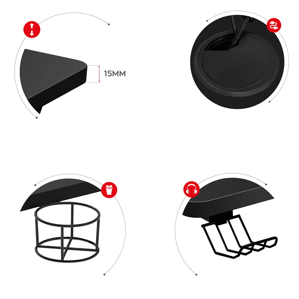 China Manufacturer Cheap Z-Shaped Computer Gaming Desk PC Racing Standing Table With RGB Light OEM Suppliers