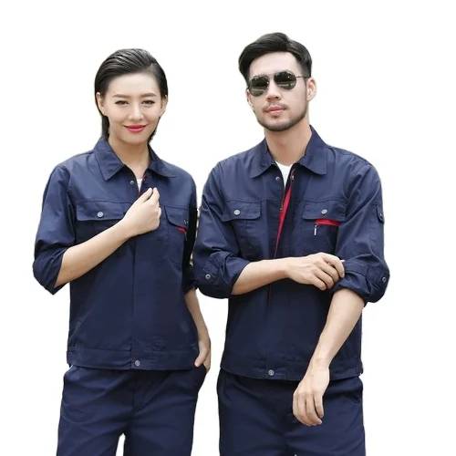 Manufacturer wholesale Locomotive repair uniform  labor protection service work clothes men and women auto repair clothing