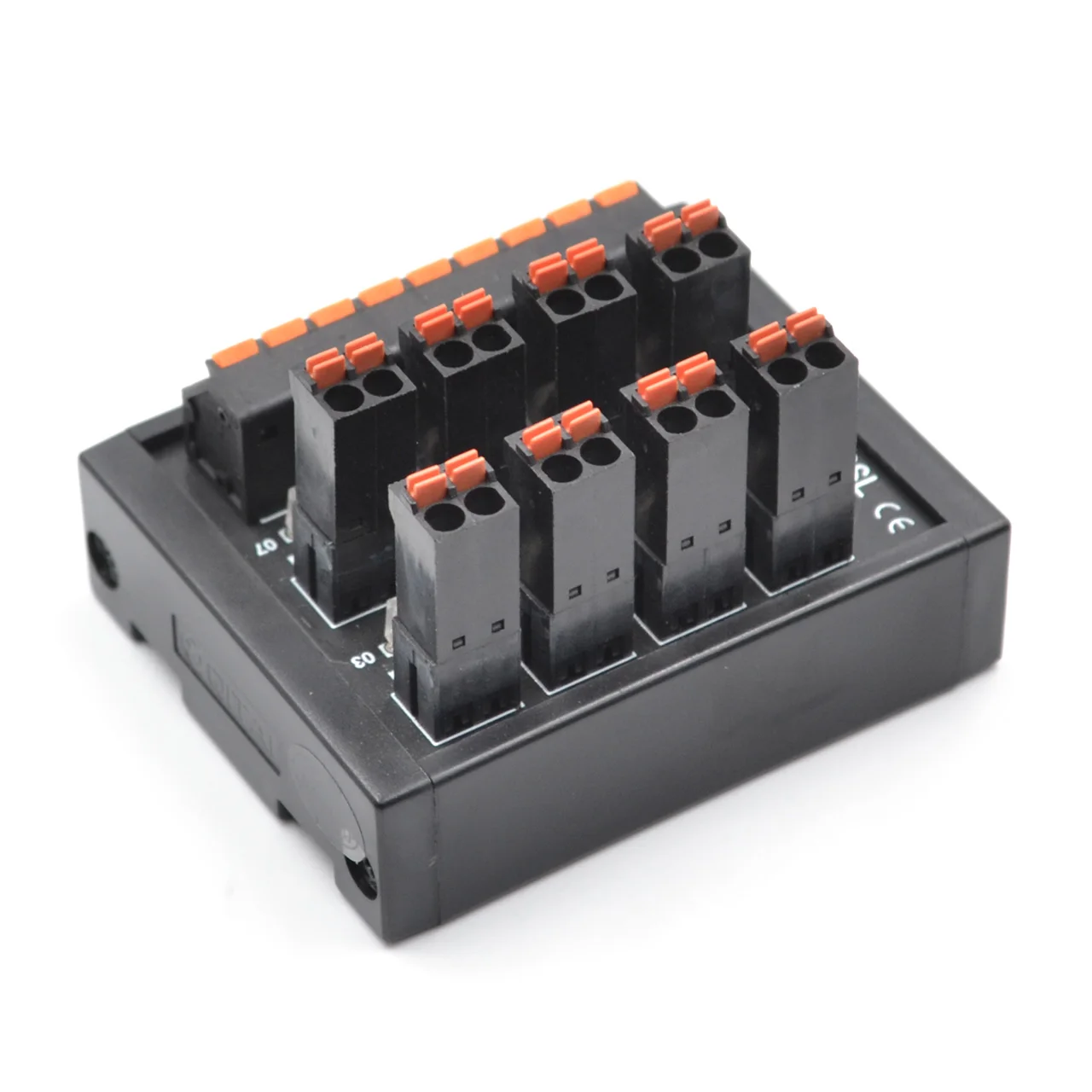 QMT083SL 8-битный выходной клеммный блок DC24V 1A PLC модуль подключения со светодиодной подсветкой пульт дистанционного управления