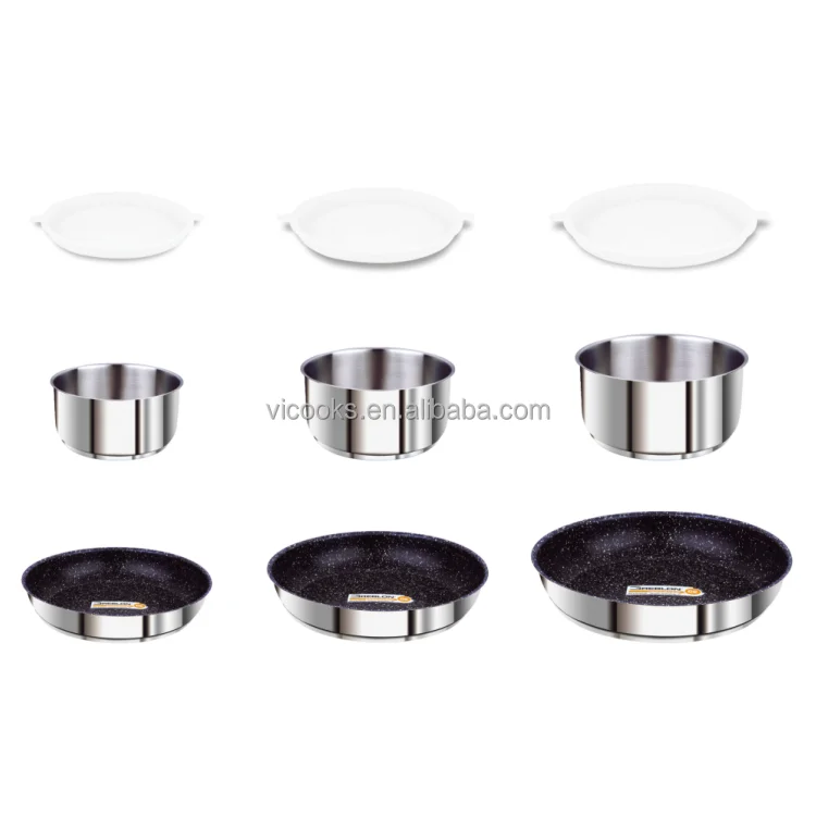 10pcs ss cookwares