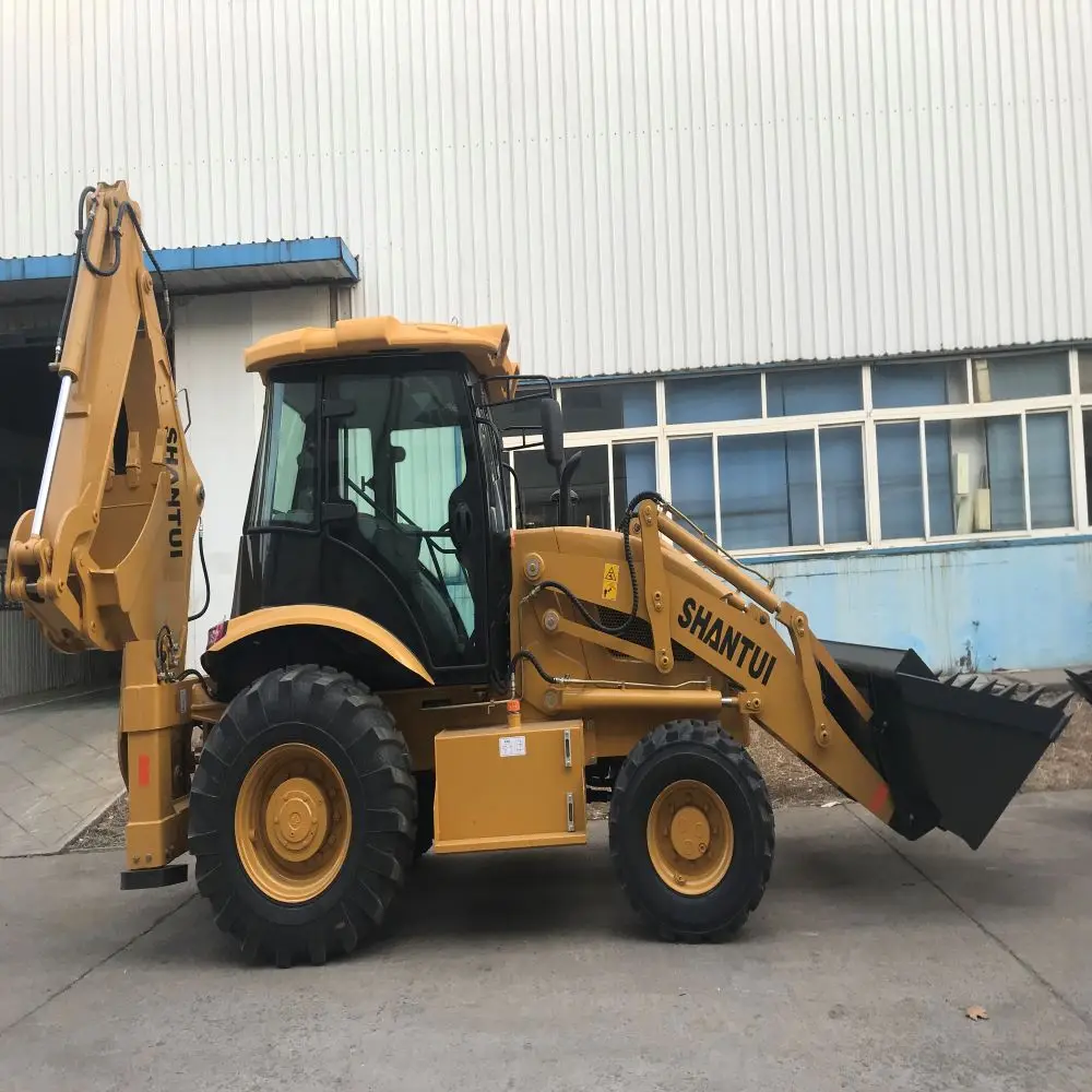 Price CE China SHANTUI 7.6T SBH388 75KW Mini Front End Backhoe Loaders for Sale