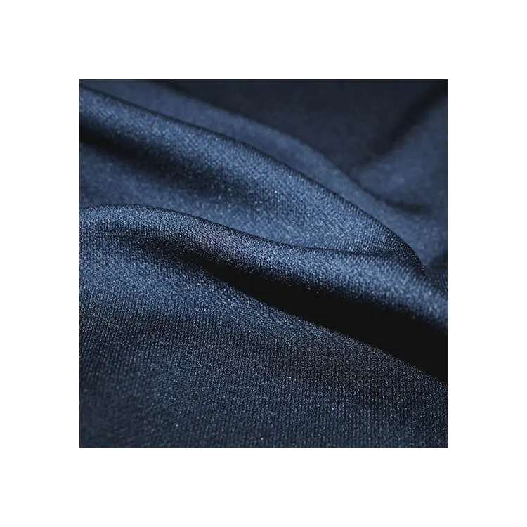 Sustainable micro Recycled PET knit fabric for sportswear Eco-friendly GRS Certified RPET Recycled double pique knitting Fabric