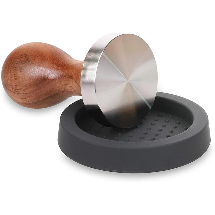 Тампер PURPLESEVEN 51 мм 53 мм 58 мм калиброванный под давлением для эспрессо бариста тампер для кофе с плоской основой из нержавеющей стали