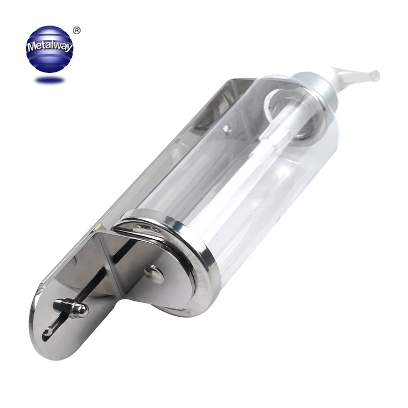 Triple Bottle Wall Mounted Manual Soap Dispenser Holder Rustproof Liquid Soap Bottle Shelf