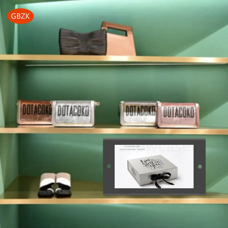 Customized 4 inch small desktop billboard indoor display digital signage LCD video player display