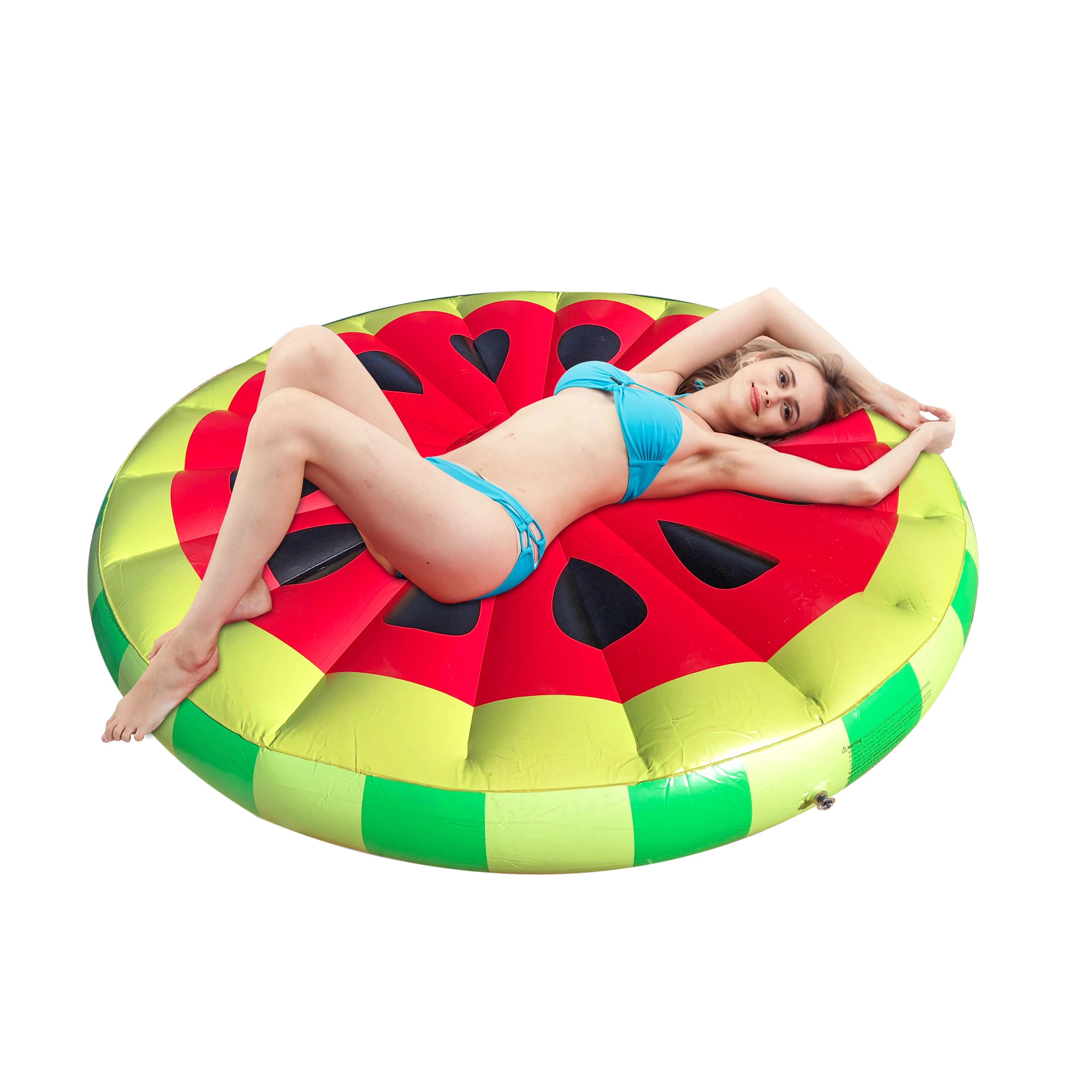 Ready to ship watermelon swim ring designer pool float raft inflatable With Good Service