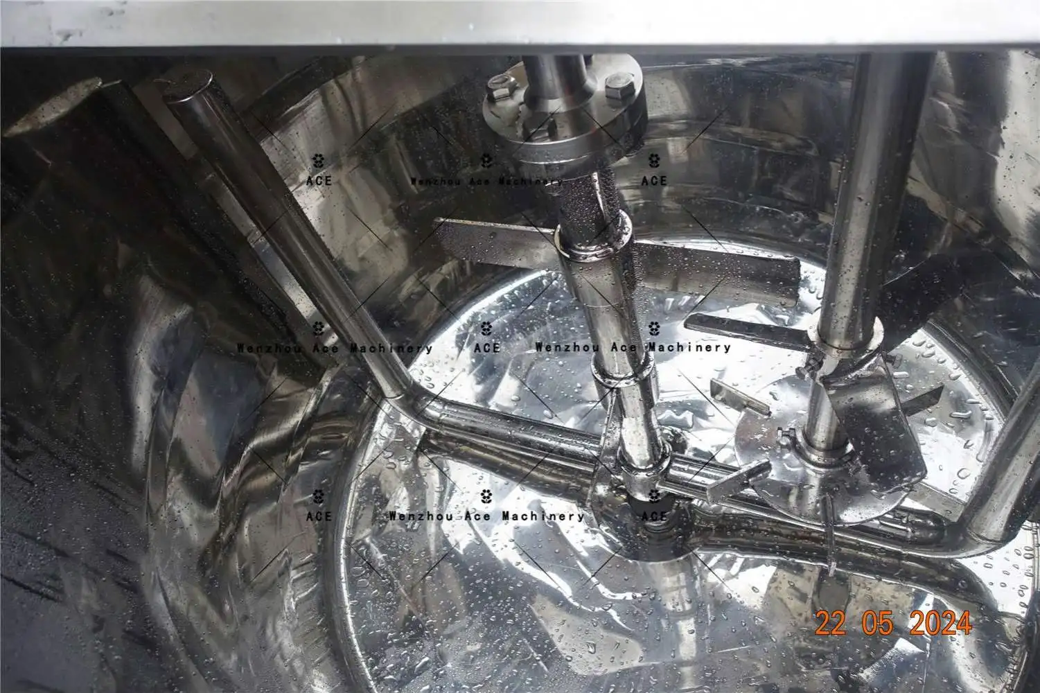 316 Stainless Steel Stirred Tank Reactor With High Shear Mixer And Heated Tank For Chocolate Production At Ce