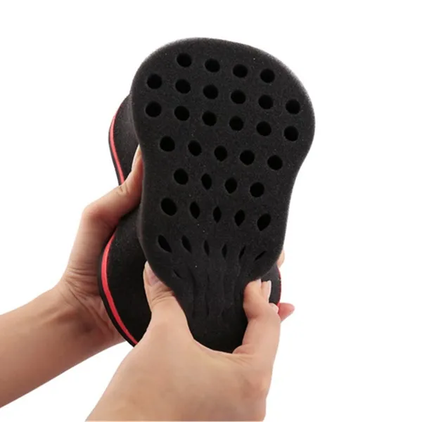Barber shop tools Hair Twist Sponge  8 shape With Holes Hair Sponge