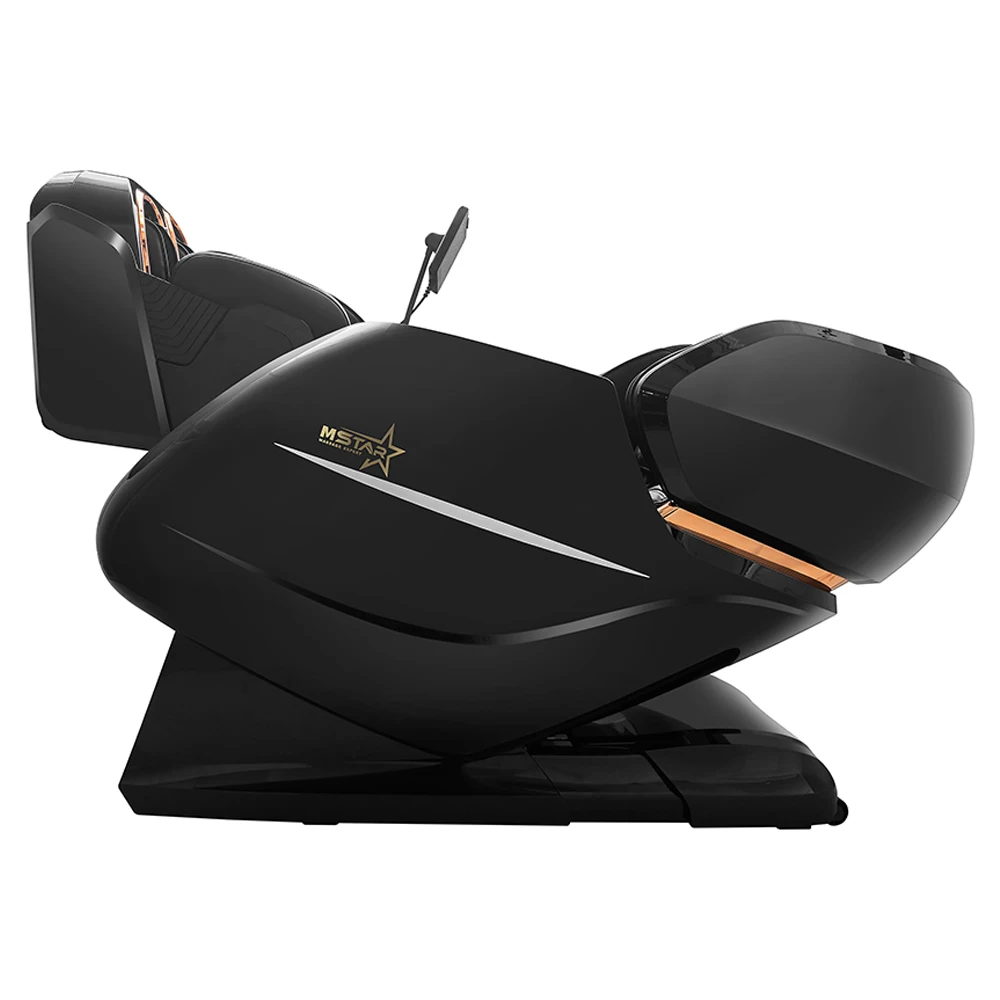 latest electronic body massager 4d sl track salon massage chair zero gravity bed full body