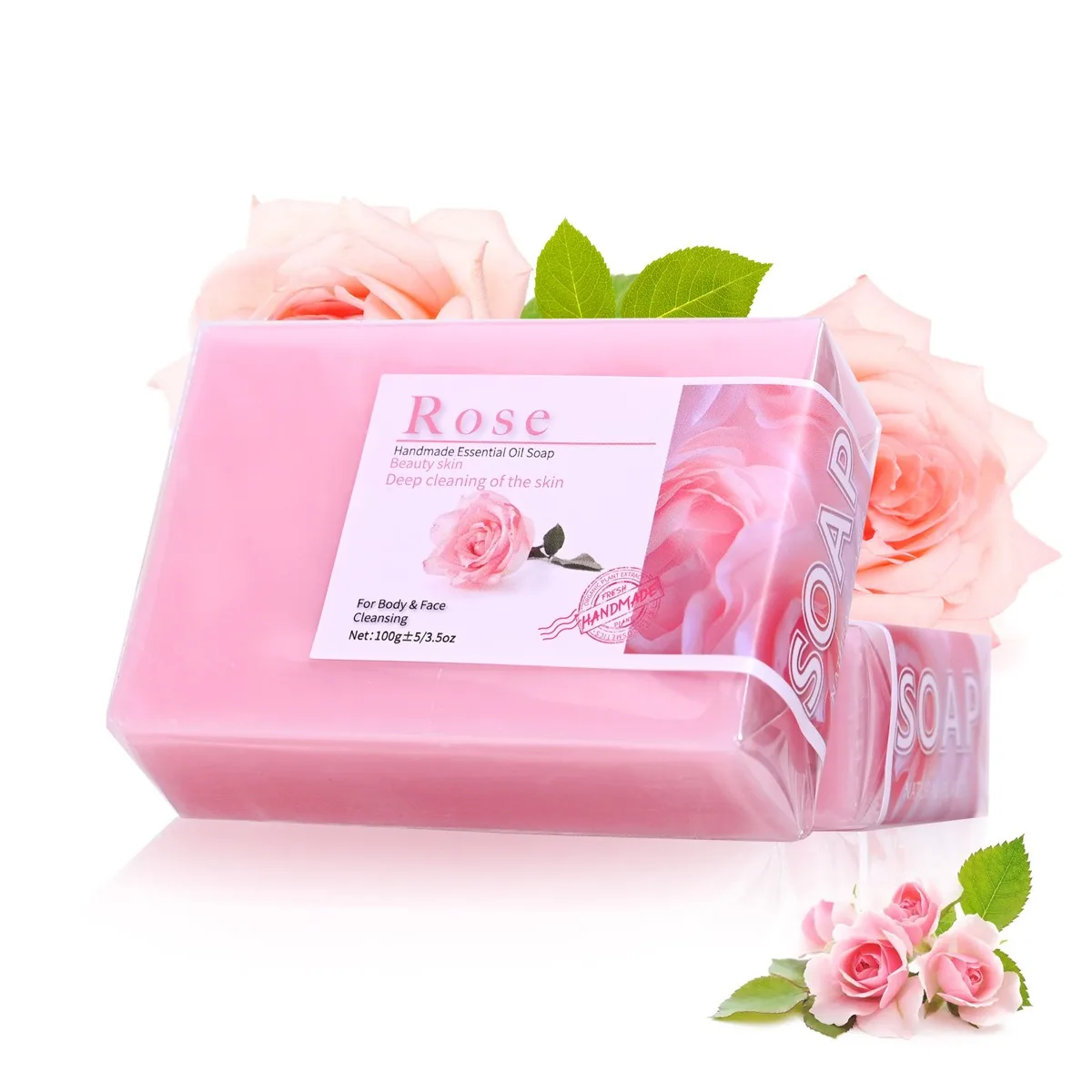Customized 100g handmade essential oil soap ginger turmeric bamboo charcoal honey tea tree kojic acid  soap skin lightening soap