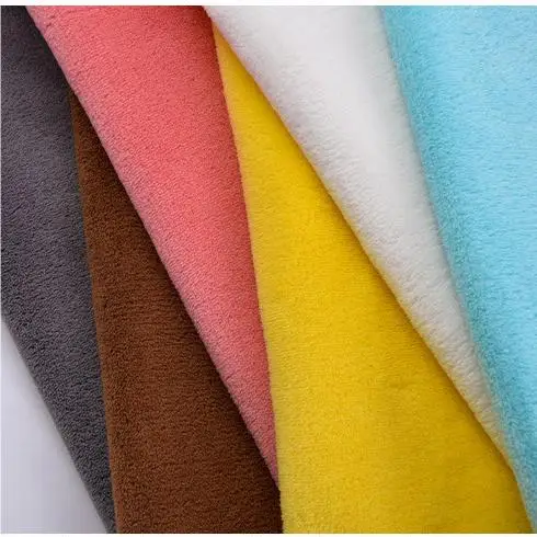 288F Coral Fleece Fabric 100% Polyester High Quality Material for Clothing and Home Decor