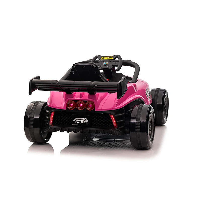 WDWH-001 New Model Ride on Car Toys for Kids to Play Black Charger Red Toy Music White LED Orange Switch Time mODEL WDWH-001