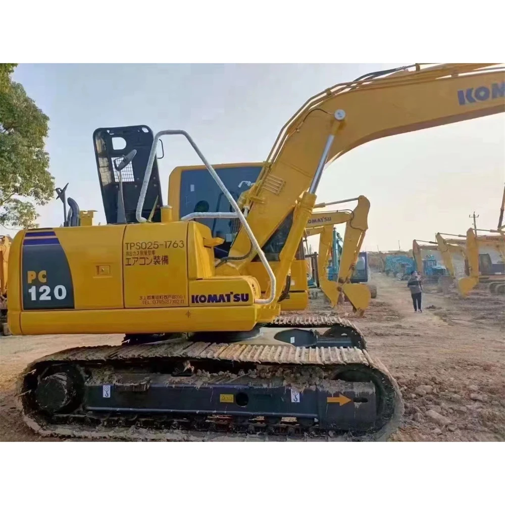 Used Japan Original Komatsu PC120 Second hand PC120-6 PC160 Crawler Excavators in Shanghai for Sale