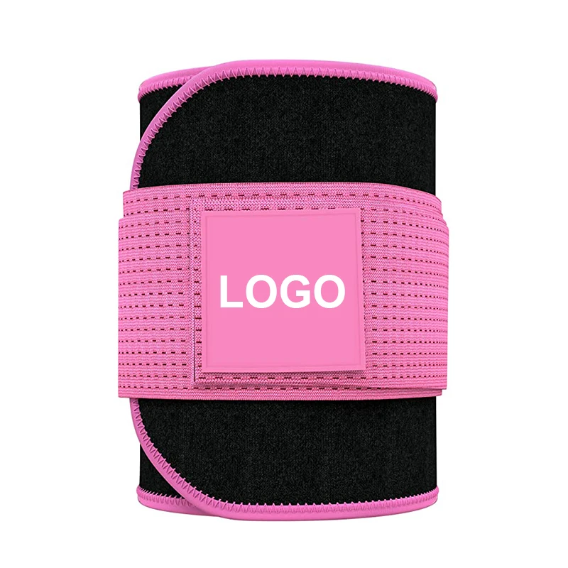 Upgraded Sweat Waist Trimmer Double Compression Neoprene Waist Trainer Belt With Adjustable belt