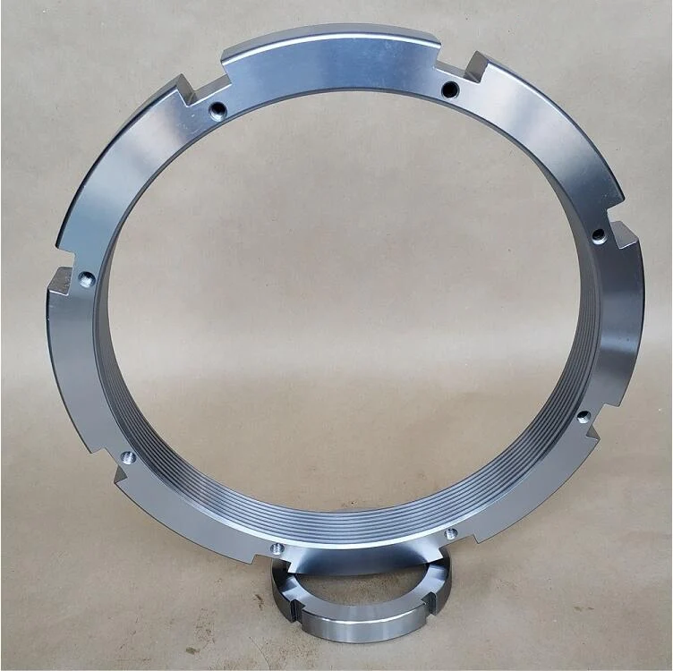 DIN981 фиксирующая гайка с шайбой шлицевая KM13