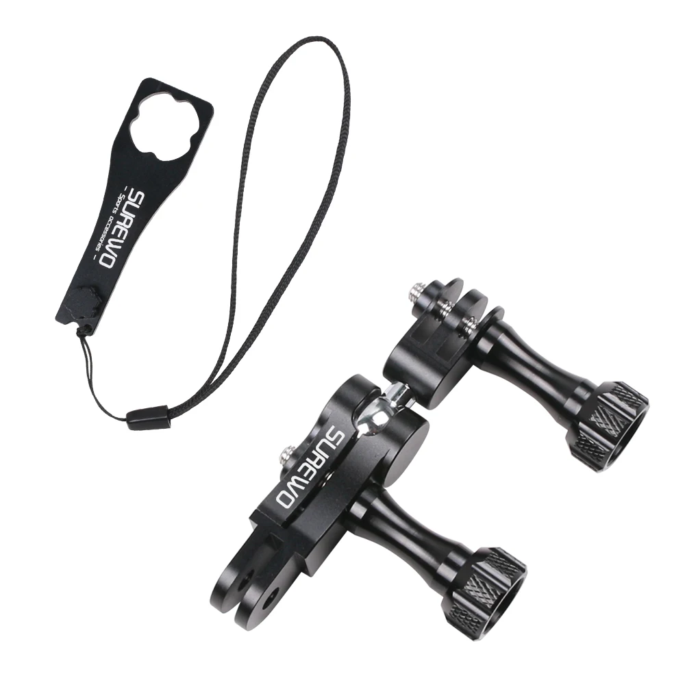 
SUREWO Aluminum Swivel Arm Mount Pivot Extension Accessories for Camera GoPro Hero 7 6 5 Black DJI OSMO Action Camera and More 