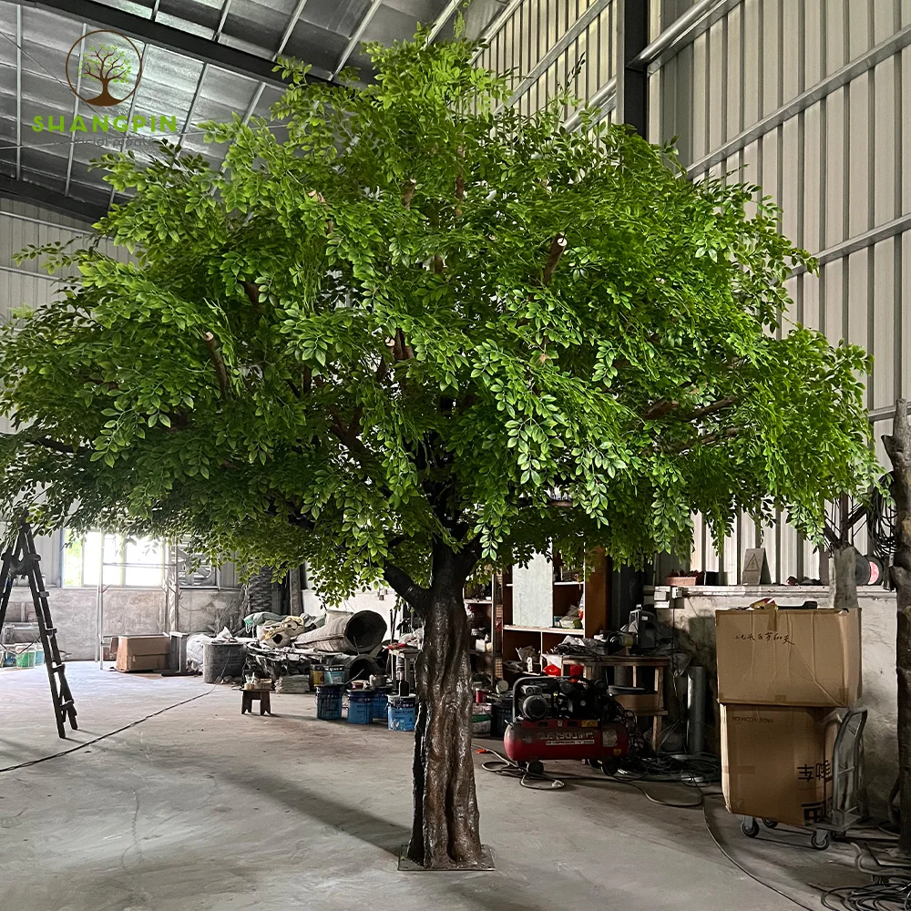 Large green landscape banyan tree artificial decorative tree olive tree