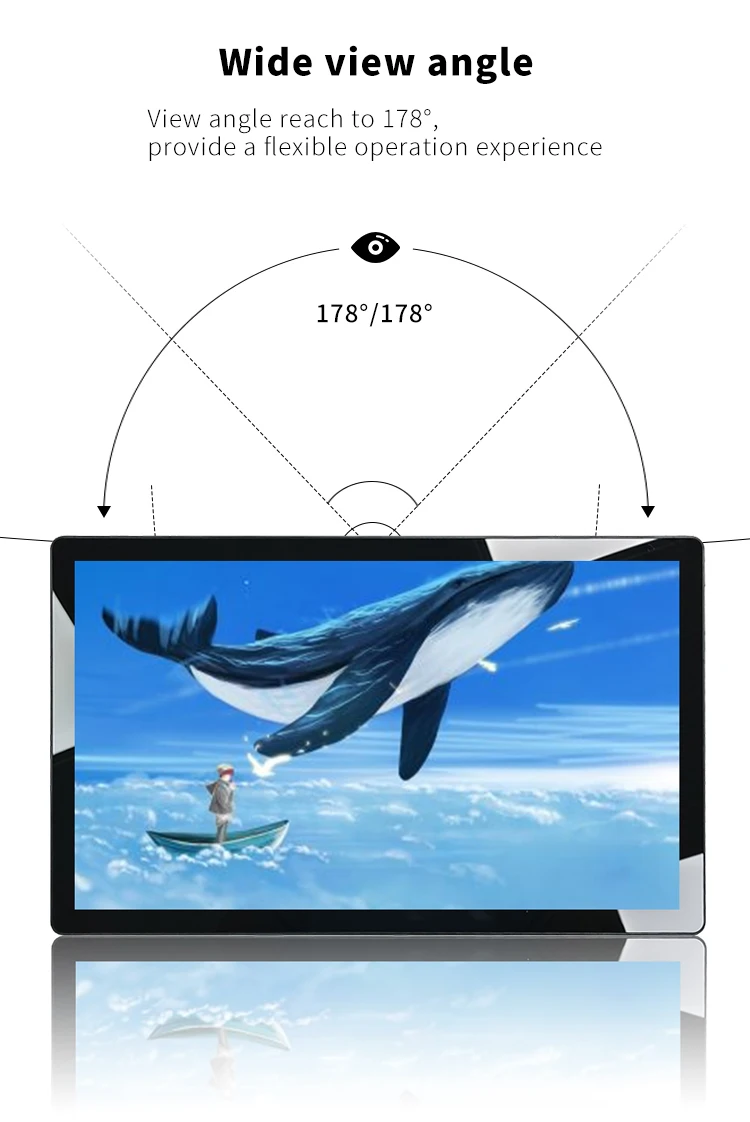 Factory Custom 21.5 HDMI Monitor TFT-LCD Industrial POS Touch Screen Monitor USB VGA industrial monitor