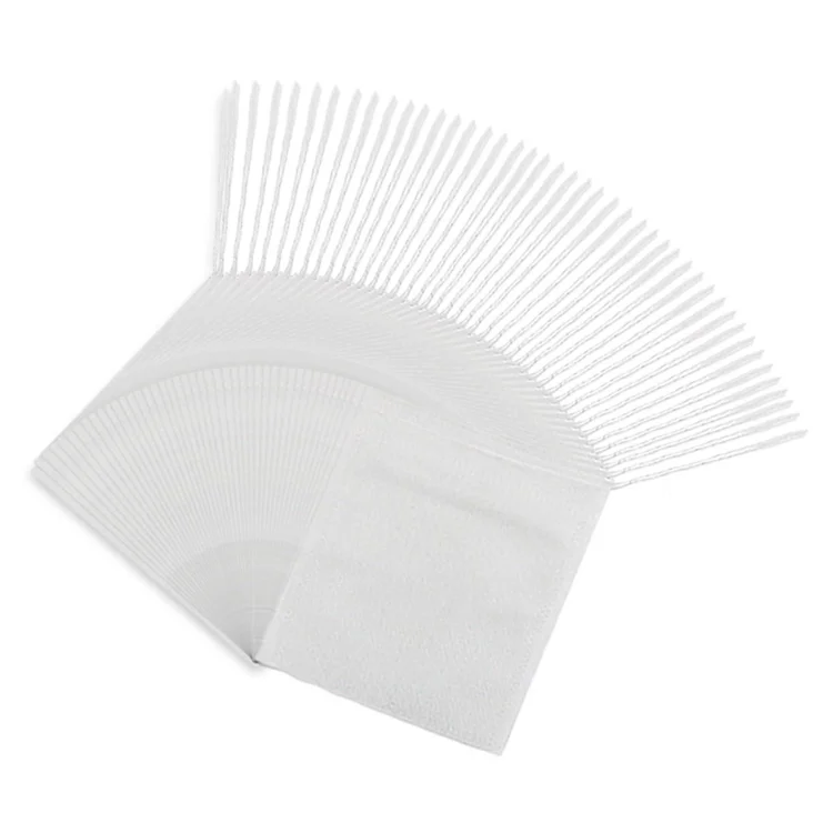 Empty Teabags Easy to Use Drawstring Seal Size Customized empty tea bags