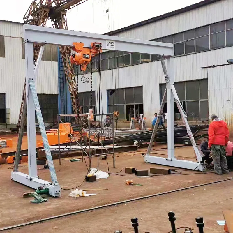 Portable a-frame gantry crane, mobile gantry cranes 1ton 2ton 3ton 5ton