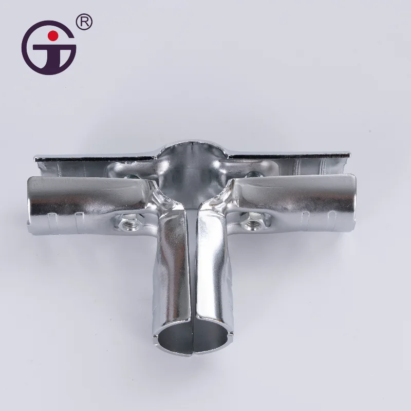 pipe fitting connector rack accessories pipe joint thickness 2.3mm pipe metal clamp
